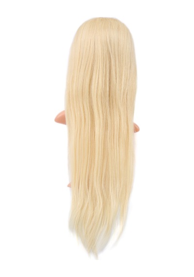 Gerçek Front Lace Düz Platin Tül Peruk / 65/70cm - Kyut-758724 Renkli