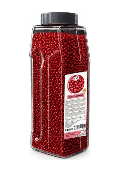 Dr. Gusto Metalik Kırmızı Pirinç Patlağı 1 Kg