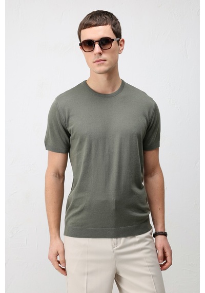 Antioch Comfort Slim Triko T-shirt Haki