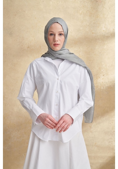 Armanda Jose Jakar Ethnic Desen Şal- 3303 Keten Yeşili