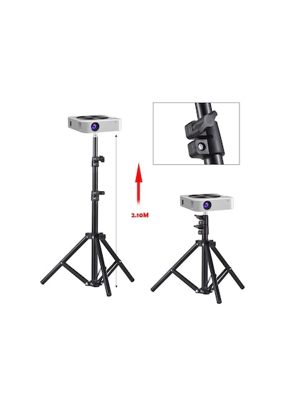 Taşınabilir Projeksiyon Cihazları Ve Selfie Kullanım İçin Üç Ayaklı Tripod 2.10 Metre