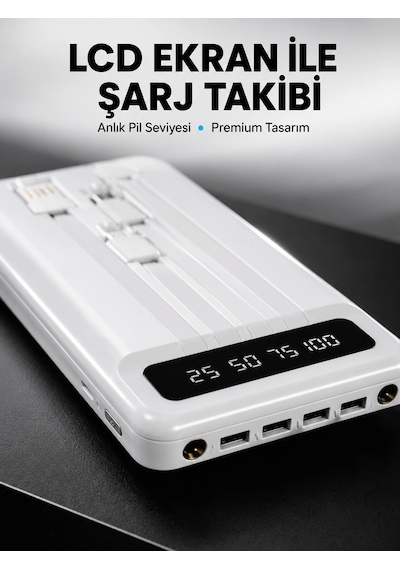 Mey İthalat 20.000mah Taşınabilir Powerbank Pd Teknolojili Çift Usb Çıkışlı Yeni Nesil Diğer