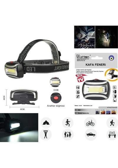 Ultra Smd Kafa Feneri Wt-317 Beyaz