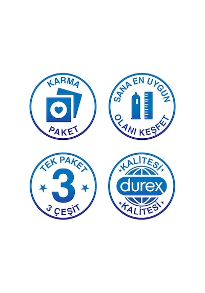 Durex Extreme Geciktricili + Uyarıcı Jel + Chill Karma Paket Prezervatif 20'li