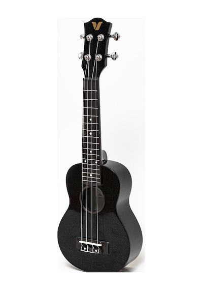 Valler Uk110 Krom Burgu Siyah Soprano Ukulele