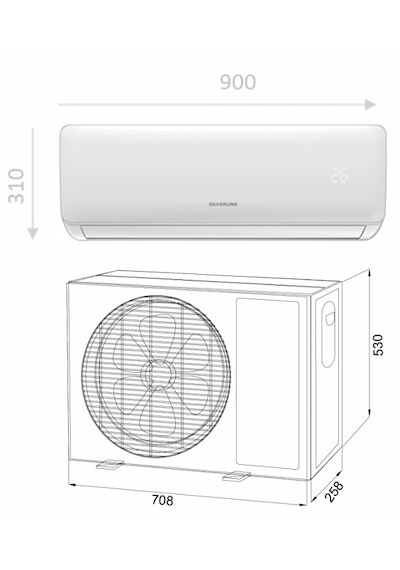 Silverline AC16018 A++ 18.000 Btu Dahili Wi-fi Duvar Tipi Inverter Klima