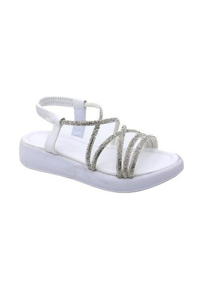 Castle Black 35250-1 Kadın Sandalet Beyaz