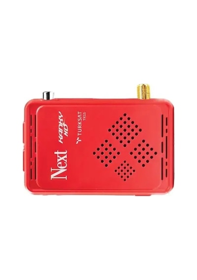 Kanky Hd Gold Mini Uydu Alıcısı Full Hd Görüntü Kalitesi İle Usb Girişli Kırmızı Kasa