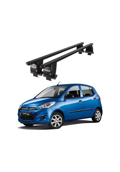 Royal Hyundai İ10 2007-2013 Uyumlu Siyah Kilitli Ara Atkı Port Bagaj Tavan Barı