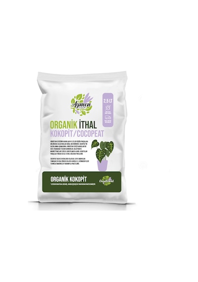 2 Adet 2,5 Litre Hindistan Cevizi Torfu Cocopeat Kokopit Ponza