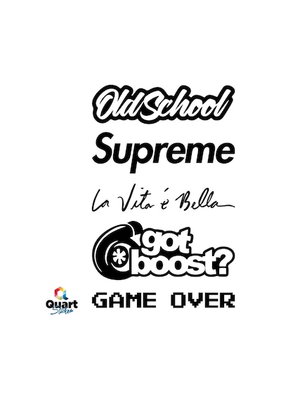 Arka Cam Sticker Set Oto Sticker Araba Sticker Model 11 (506136613)