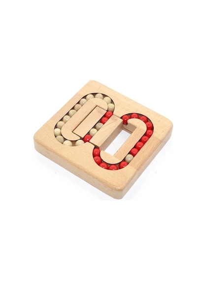 Ahşap Eğitici Rubik Küp Oyunu 92-740 Çok Renkli