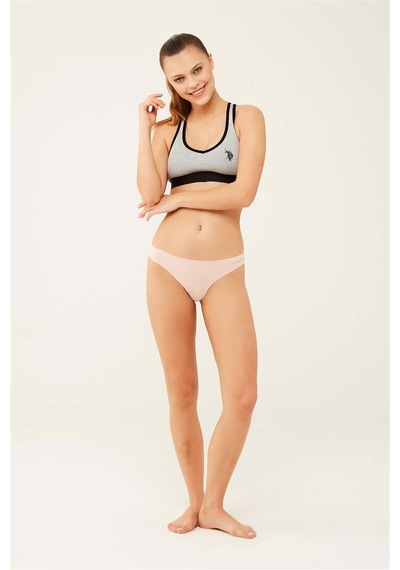 U.S. Polo Assn. U.s Polo Assn. 67007 Kadın 5'li Modal Brazilian Slip Külot-siyah&ten&beyaz&ten&beyaz mix color