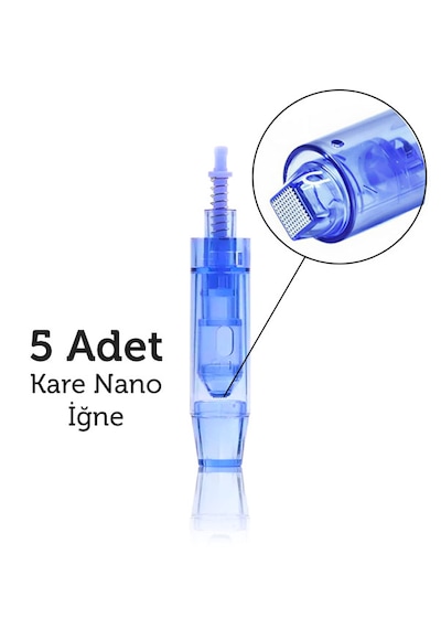 Dr. Pen Dermapen Nano Kare İğne Soket Girişli Tüm Cihazlara Uyumlu 5'li