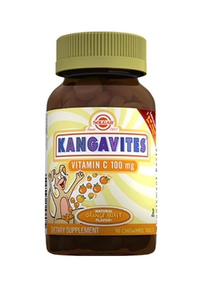 Solgar Kangavites Vitamin C 100 MG 90 Çiğneme  Tableti