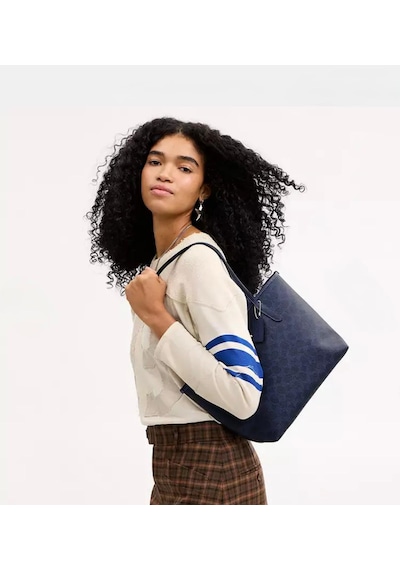 Coach Medium City Tote Bag Kadın Çanta Lacivert