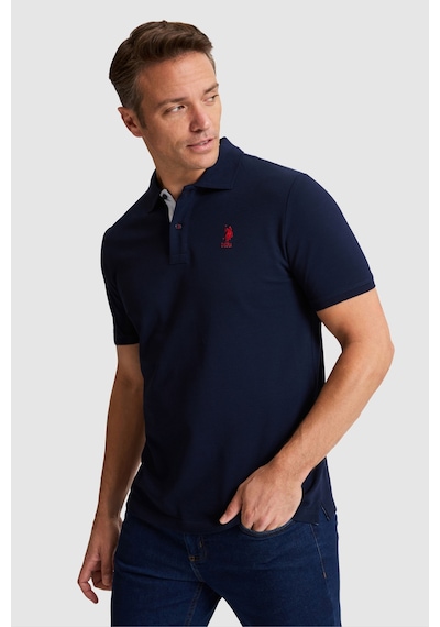 U.s. Polo Assn. Erkek Lacivert Tişört Basic 50322314-vr033