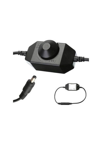 Çevirmeli Anahtar, 12-24v Şerit Led İle Parlaklık Ayarı Yapılabilir