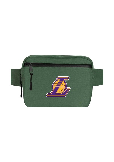 Los Angeles Lakers Logo Yeşil Bel Çantası