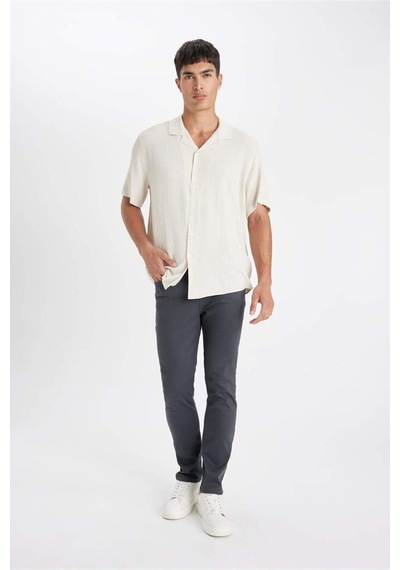 Defacto Pantolon Slim Fit Dar Kesim Cepli Dar Paça C9436AX24AUAR184 Antrasit Defacto Pantolon Slim Fit Dar Kesim Cepli Dar Paça C9436AX24AUAR184 Antrasit
