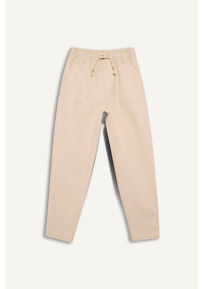 Defacto Carrot Fıt Düz Paça Gabardin Pantolon Erkek Çocuk G6733a826sper134 Ekru-er134
