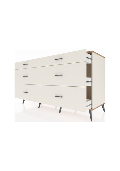 Kronos Konsol 6 Çekmeceli 176x59x99 Aytaşı-çam/aytaşı Aytaşı-çam/aytaşı