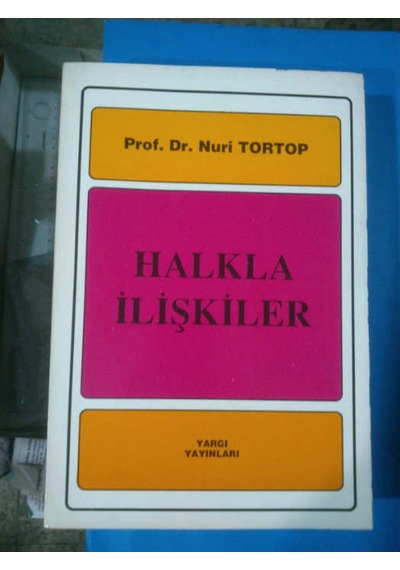 Halkla İlişkiler1993 Yılı Basım
