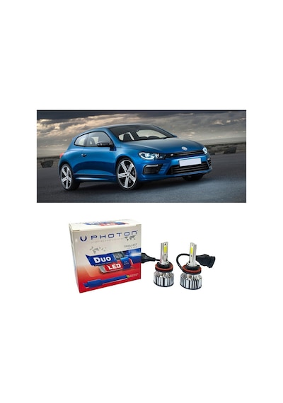 Vw Scirocco Sis Far Ampulü H11 Duo Yeni Seri Beyaz 2008-2017
