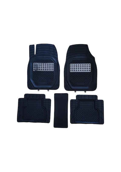 Mercedes E Serisi W213 2020 Uyumlu 3 Cm Havuzlu 5 Parça Set 3d Paspas Takımı Siyah - Gri