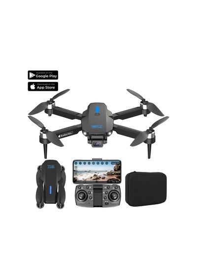 Çift Kamera Ve Bataryalı Drone Uzaktan Kumandalı App Destekli Brushless Motor Quadcopter Optik Duruş