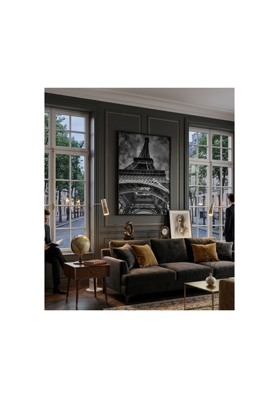 Eyfel Kulesi Mdf Çerçeveli Tablo 70x50 Cm 5 Cm Derin Çerçeve Premium Kanvas Tuval Baskı Modern Eyfel Kulesi Mdf Çerçeveli Tablo 70x50 Cm 5 Cm Derin Çerçeve Premium Kanvas Tuval Baskı Modern
