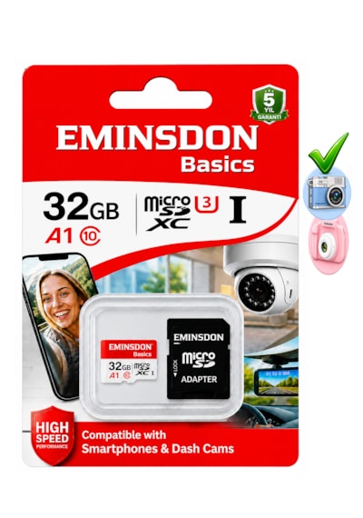 32gb Hafıza Kartı Mini Kamera Ev Araç Güvenlik Kamerası Uyumlu Telefon Micro Sd Class10