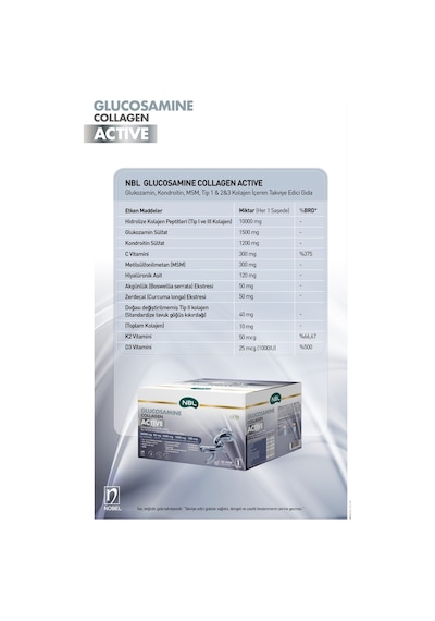 Glucosamine Collagen Active 30 Saşe
