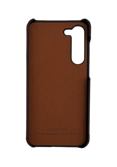 Zawa Samsung Galaxy S23 Plus Uyumlu Suni Deri Kartlık Arka Koruma Kılıf - Yeşil -