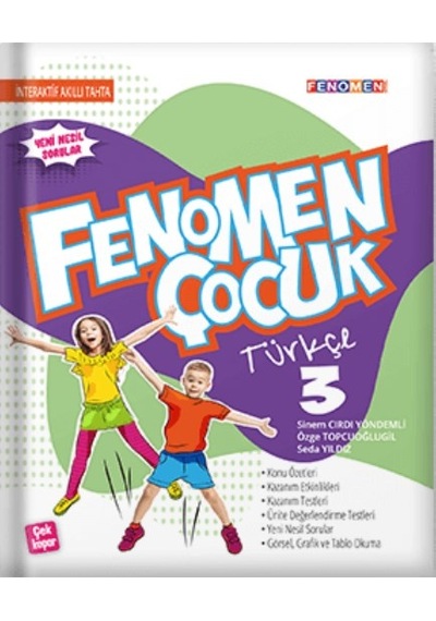 3.Sınıf Türkçe Fenomen Çocuk Gama Yayınları 2022