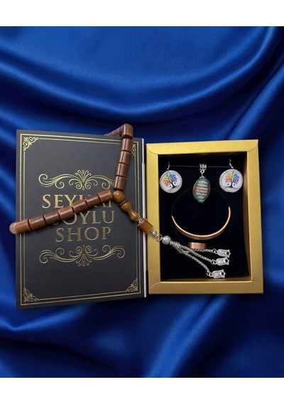 Özel Tasarım Kitap Kutulu Kadın Bakır Takı Seti Ve Tesbih Kombini - Kolye Küpe Bileklik Yüzük 5 Parça Otantik Şık Hediyelik - Doğum Günü Yıl Dönümü Anneler Günü Kadınlara Özel Gösterişli Hediye - N-00010 Özel Tasarım Kitap Kutulu Kadın Bakır Takı Seti Ve Tesbih Kombini - Kolye Küpe Bileklik Yüzük 5 Parça Otantik Şık Hediyelik - Doğum Günü Yıl Dönümü Anneler Günü Kadınlara Özel Gösterişli Hediye - N-00010