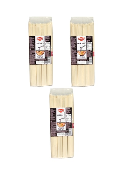 Udon Eriştesi 300 Gr X 3 Adet Set , Japon Eriştesi 300 Gr X 3 Adet Set