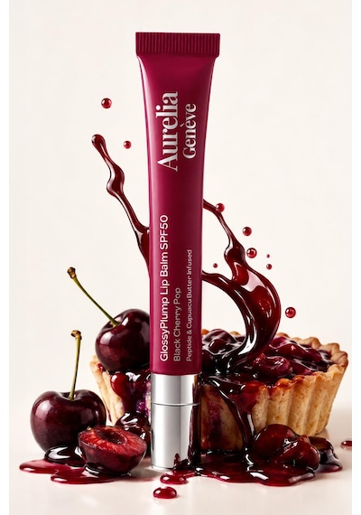 Spf Your Cherry Mood - Güneşten Koruyucu & Dolgunlaştırıcı Etkili Kiraz Renkli Lip Balm & Kadifemsi Vişne Ve Sıcak Sedir Ağacı Kokulu Saç & Vücut Misti