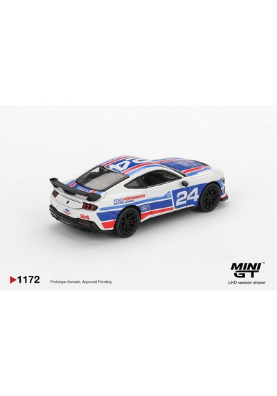 Mini Gt 1:64 Ford Mustang Dark Horse 24 Ford Performance Racing School Model Araba Mgt01172 Mavi
