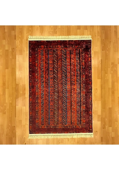Su Yolu Desenli 160 X 230 Dijital Baskı Halı Çok Renkli