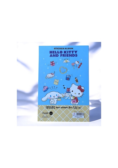 Bak Gel Al Hello Kitty Ve Arkadaşları - Sevimli Sticker Albümü Hello Kitty Melody Ve Kuromi Sticker Defteri K - Bgakuromi011 Çok Renkli