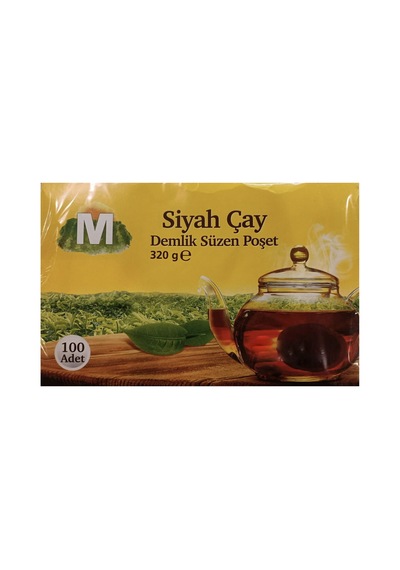 Migros Demlik Poşet Siyah Çay 100 X 3.2 G - 7 Adet Tarı