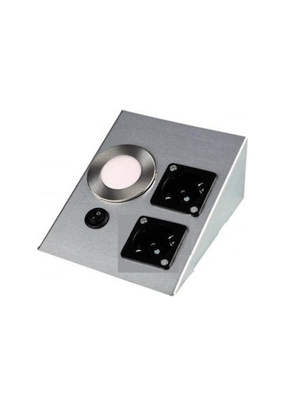 Cata Ct-5110B 1W Üçgen Çift Prizli Led Tezgah Aydınlatma Beyaz