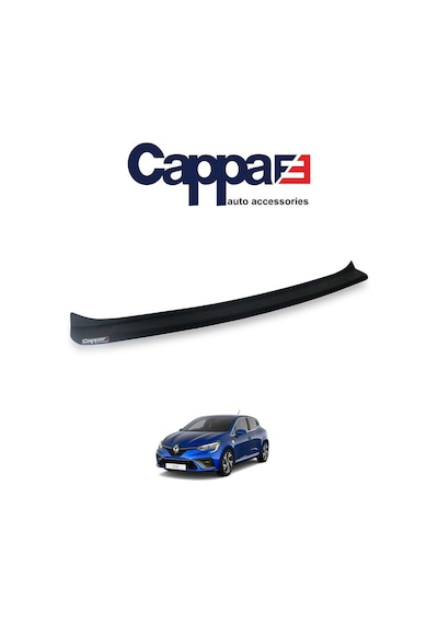 Cappafe Renault Clio 5 Arka Tampon Eşiği Koruma Mat Siyah 2020-› N11.21403
