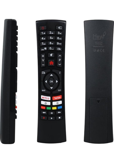 Hey Küçük Kalıp Vestel Uyumlu Netflix Youtube Tuşlu Yazısız Lcd Led Tv Kumanda Rc4390-30100824