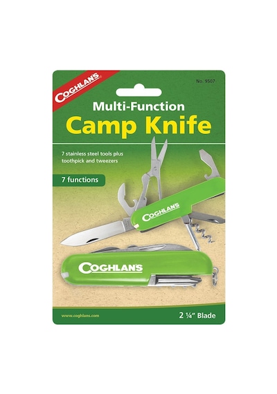 Coghlans 7 Fonksiyonlu Kamp Çakısı Yeşil