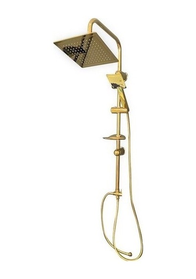 Moonshop Gold Duş Sistemi Altın Rengi Tepe Duş Takımı Diğer