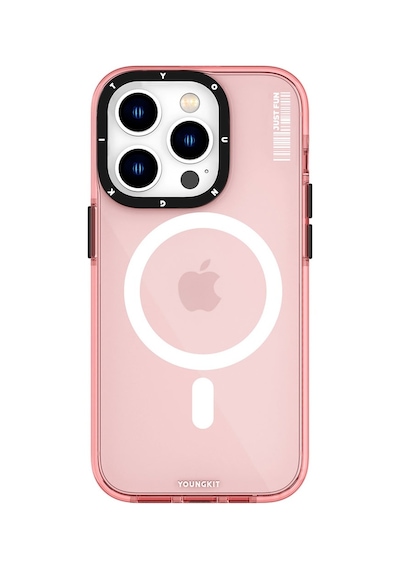 Youngkit Apple Uyumlu iPhone 14 Pro Max Kılıf Magsafe Kablosuz Şarj Özellikli Crystal Color Kapak
