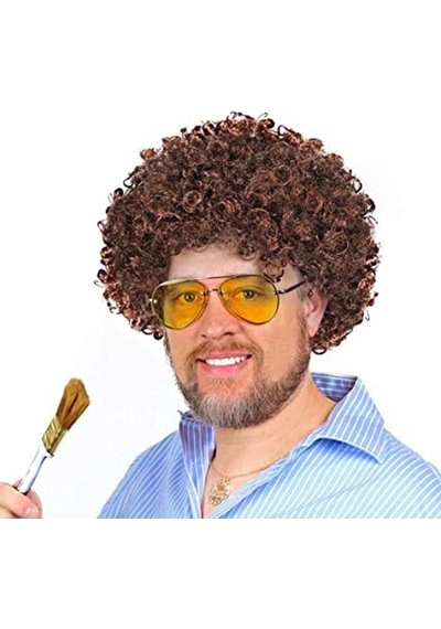 Bob Ross Bonus Peruk Kahverengi Renk 120 Gr Çok Renkli