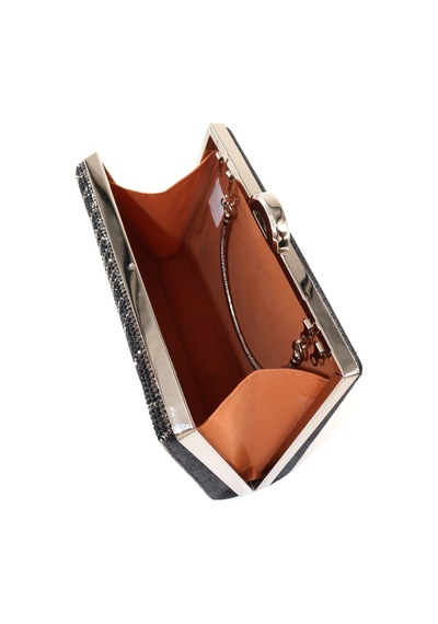 Keeba Taşlı Siyah Abiye Çanta Clutch Siyah Taşlı Gece Çantası Abiye Çanta Siyah Abiye Çantası